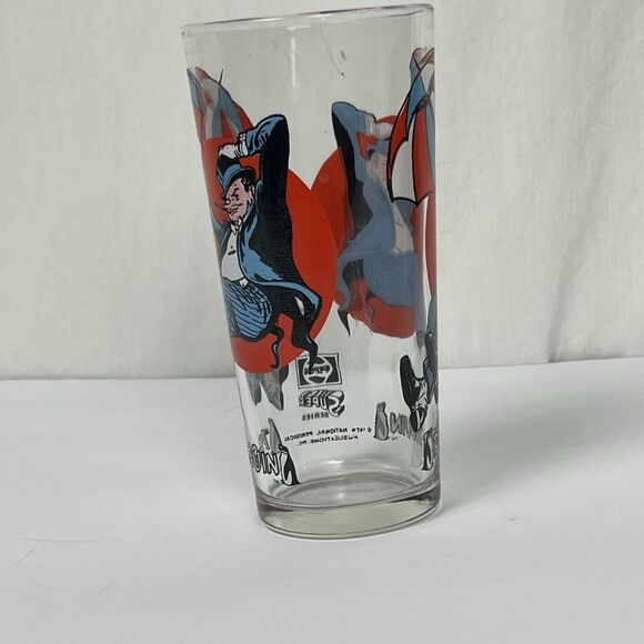 Penguin Vintage 70s Glass DC Comic Batman Villain Pepsi Collector Super Series - Picture 2 of 7